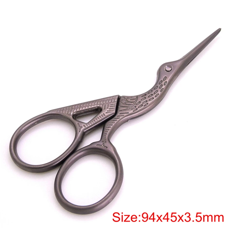 02-9.4cm Brown VOILEY винтажные ножницы для шитья и вышивания, инструмент для вышивания крестиком, инструмент для вышивания, рукоделия, портновские ножницы, аксессуары для шитья - Цвет: 02-9.4cm Brown