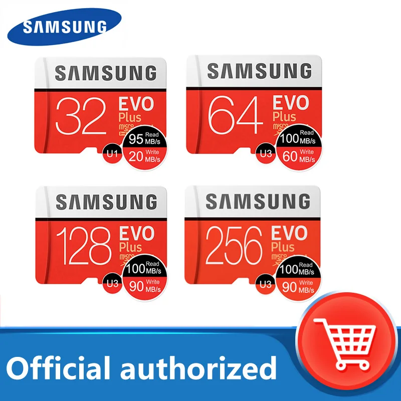 Оригинальная карта памяти SAMSUNG EVO Plus 64 Гб U3 EVO + 128 ГБ 256 Гб класс 10 Micro SD карта 32 Гб 16 Гб microSD UHS-I U1 TF карта Оригинальная карта памяти SAMSUNG EVO Plus 64 Гб U3 EVO + 128 ГБ 256 Гб класс 10 Micro SD карта 32 Гб 16 Гб microSD UHS-I U1 TF карта