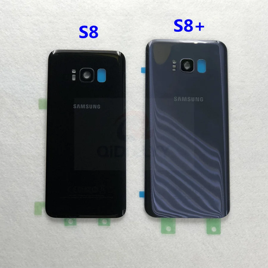 SAMSUNG Galaxy S8 G950F/S8 Plus G955F Back Glass Battery Cover Rear Door Housing Case For SAMSUNG S8 S8+ Back Glass Cover mobile frame transparent