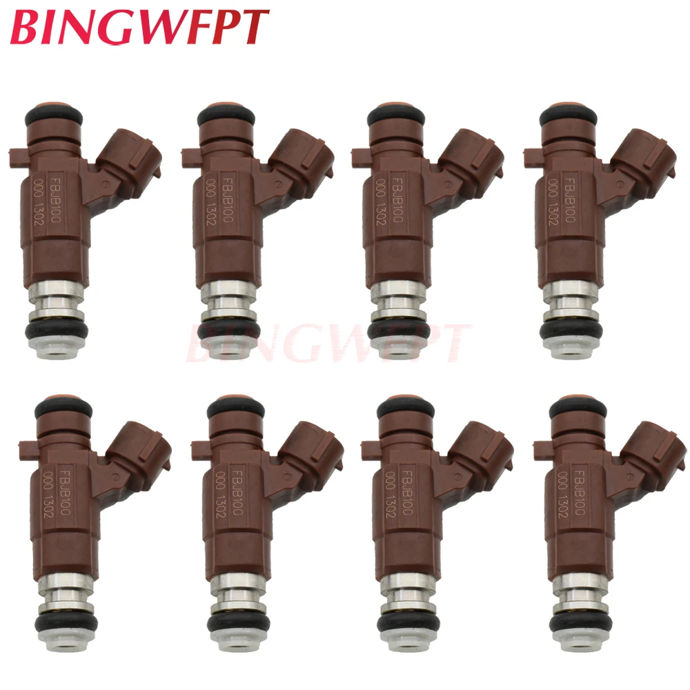 8x Топливные форсунки для Nissan Sentra X-Trail 2000-2003 1.8L 4Cyl OEM QG18DE FBJB100 16600-5L300