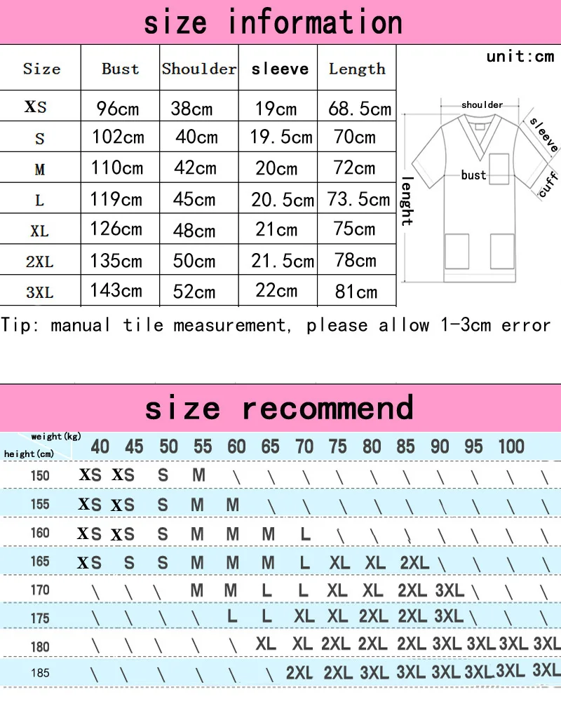 Plug Size Medical Suit for Men Short Sleeve Nursing Scrubs Cotton Veterinary Workwear Doctor Coveralls Surgical Pants Dentistry