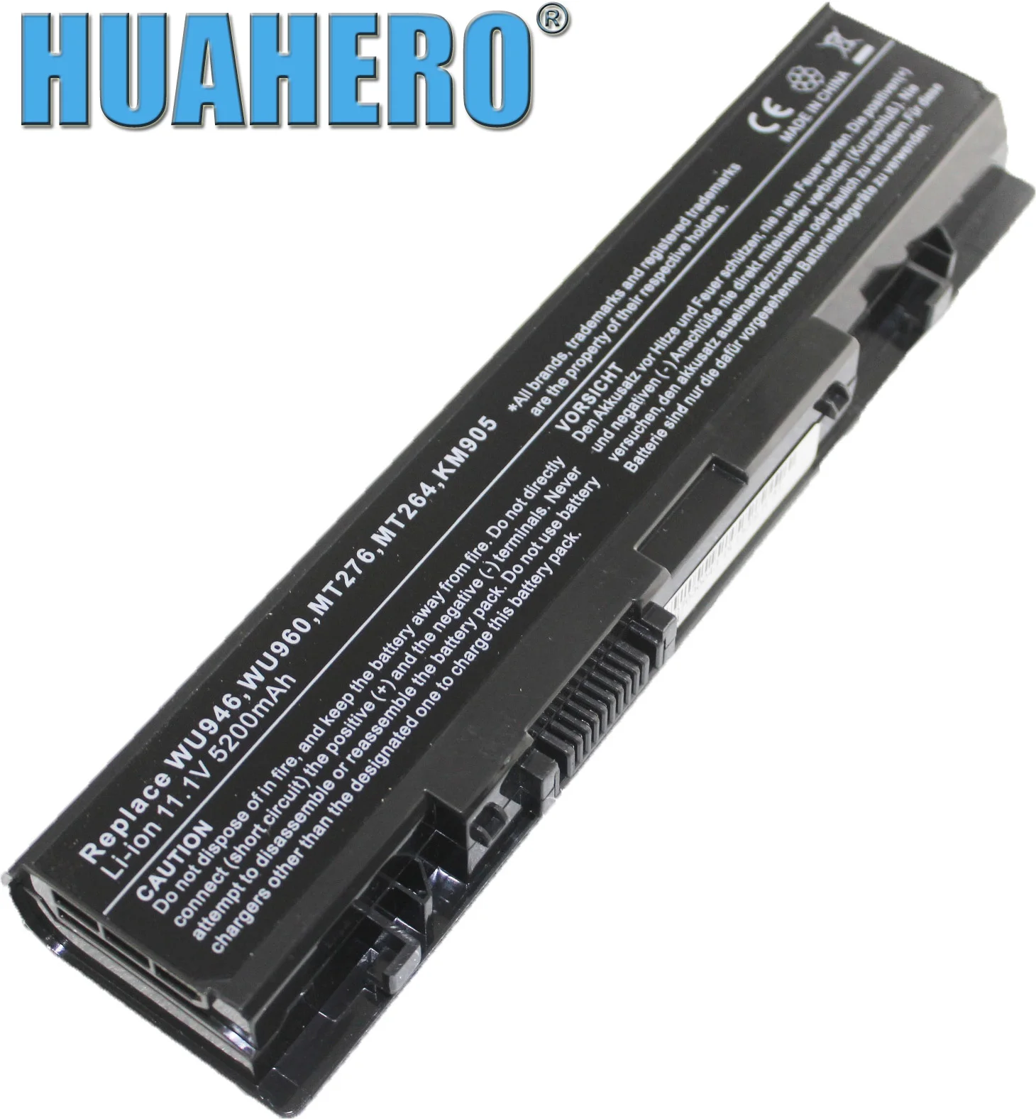 HUAHERO KM905 Батарея для Dell Studio 1535 1536 1537 1555 1557 1558 KM901 KM898 WU960 WU946 WU959 WU965 MT264 KM904 KM887