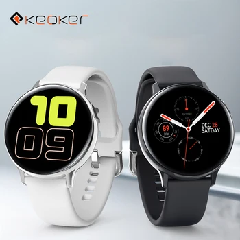 

Keoker ECG Smart Watch Men Full Touch 1.4Inch Women Smart Watch IP68 Waterproof Bluetooth Reminder Music Control Fitness Tracker