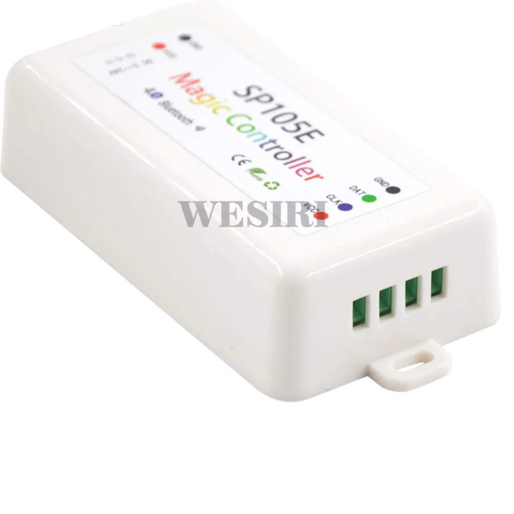 DC5-24V 2048 Пиксели SP105E Магия контроллер 4,0 Bluetooth APP контроллер WS2801 WS2811 WS2812B SK6812 LDP8806 APA102 Светодиодные ленты