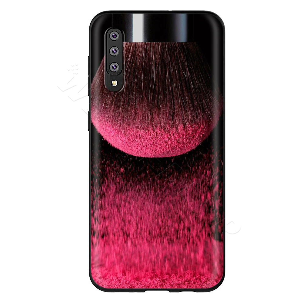10 Webbedepp красивый девичий чехол под кисти для макияжа для samsung Galaxy S7 S8 S9 S10 Edge Plus Note 10 8 9 A10 A20 A30 A40 A50 A60 A70 - Цвет: 10