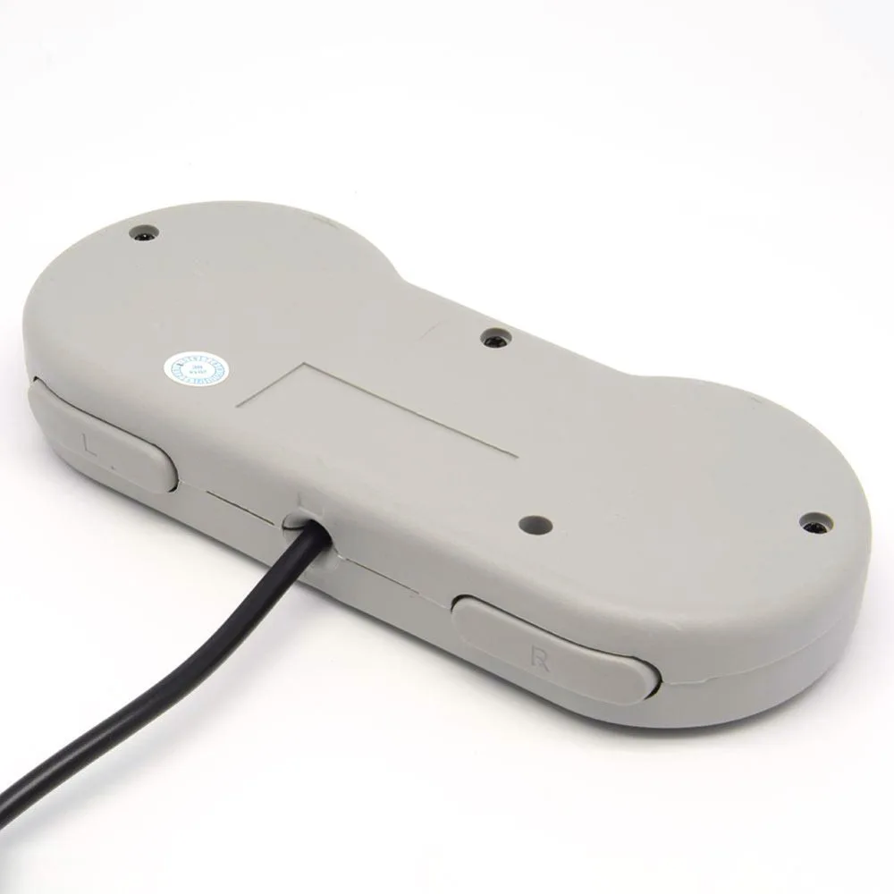 Portable Game Controller 16 Bit for Super Nintendo SNES System Console Control Pad