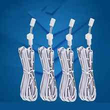 Светодиодный светильник кабель-удлинитель для 22AWG светильник ing кабель 2510 Удлинительный кабель с пористой заглушка коробка для детей возрастом от 12V Точечный светильник шкаф светильник JJ