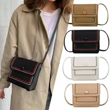 

Women Small Crossbody Shoulder Bags Leather Handbag Shopping Flap Satchel