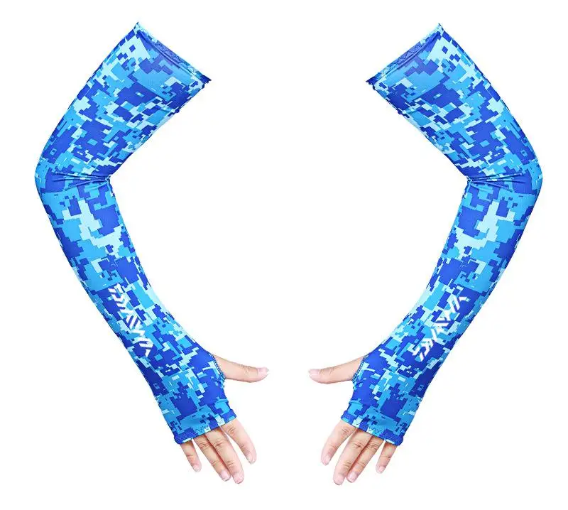 

2019 New Summer New Fishing Gloves Armband Ice Silk Sleeve Sunscreen Anti-uv Long Section