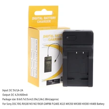 NP-BX1 USB Battery Charger For Sony DSC RX1 RX100 M3 WX350 WX300 HX400 Camera