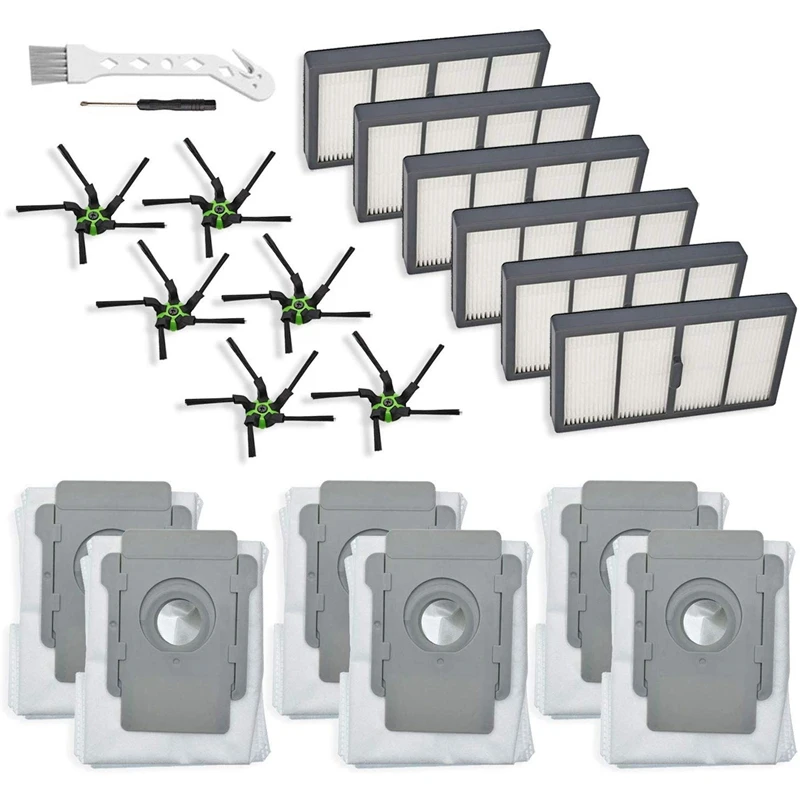 

18 Pack Replacement Parts for IRobot Roomba S9 (9150) S9+ S9 Plus (9550) S Series Wi-Fi Connected Robot Vacuum Cleaner (6 Filter