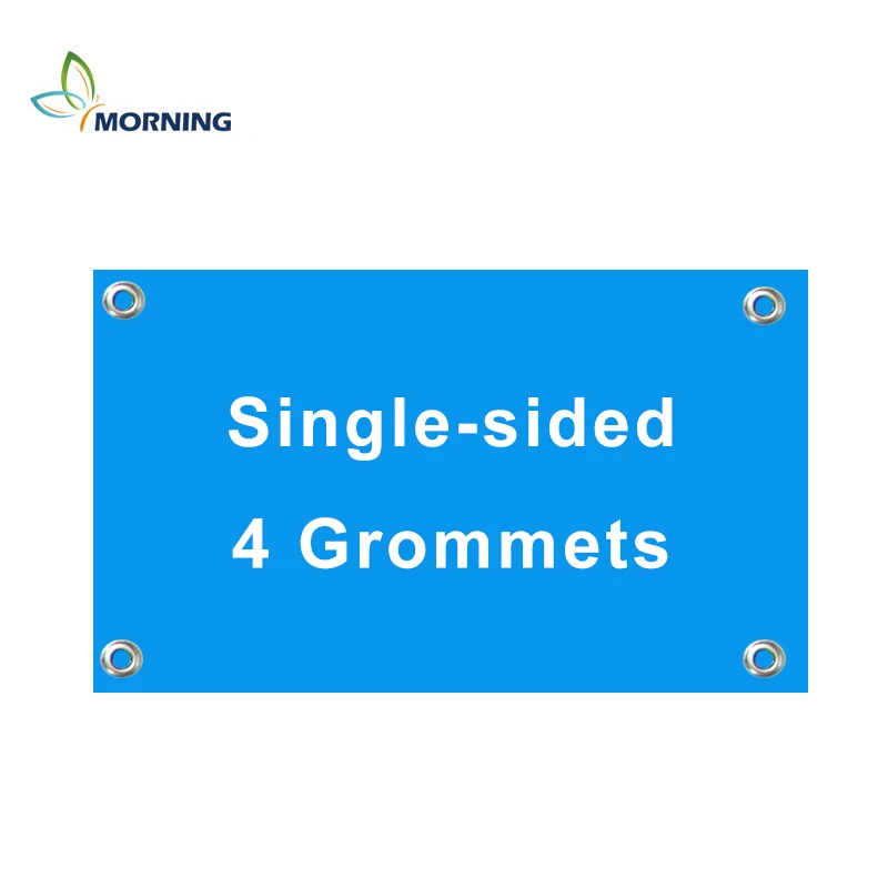 4 grommets Рекламный пользовательский любой размер двусторонний и односторонний пользовательский логотип флаг для украшения - Цвет: 4 grommets