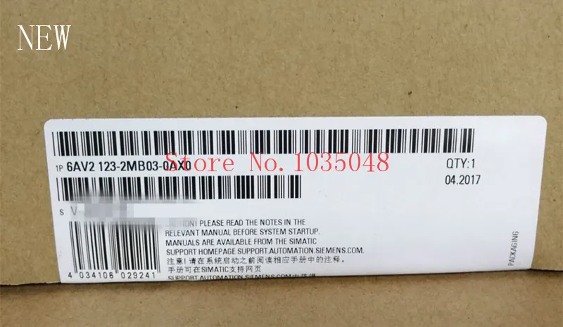 1 шт. 6AV2123-2MB03-0AX0 6AV2 123-2MB03-0AX0 и приоритет использования DHL доставки# E