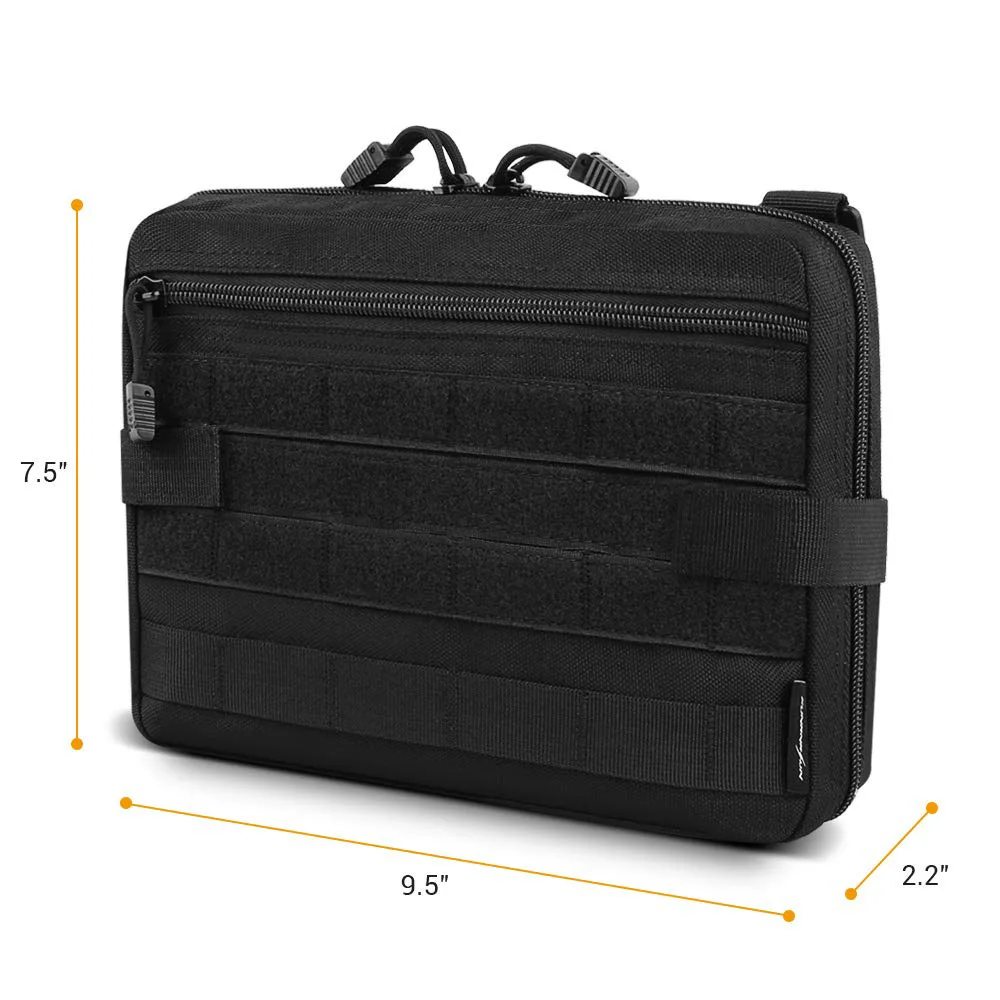1000D нейлоновая тактическая Сумка Molle EDC хозяйственная сумка поясная водонепроницаемая сумка аксессуары слинг поясная уличная многофункциональная наборы инструментов - Цвет: L