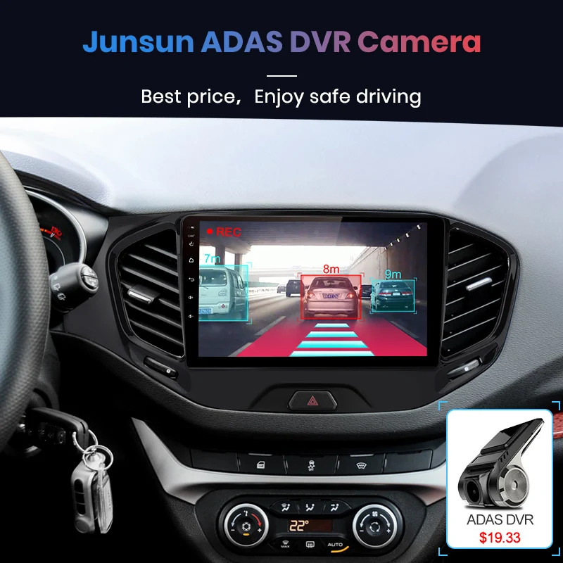 Junsun V1 2G+ 32G Android 9,0 DSP для LADA VESTA- автомобильный Радио Мультимедиа Видео плеер навигация gps 2 din dvd без CD слот