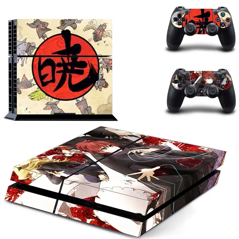 Темно-синий Аниме Наруто для Boruto PS4 кожи наклейка виниловая для sony Playstation 4 консоли и 2 контроллеров PS4 кожи Стикеры - Цвет: Темно-синий