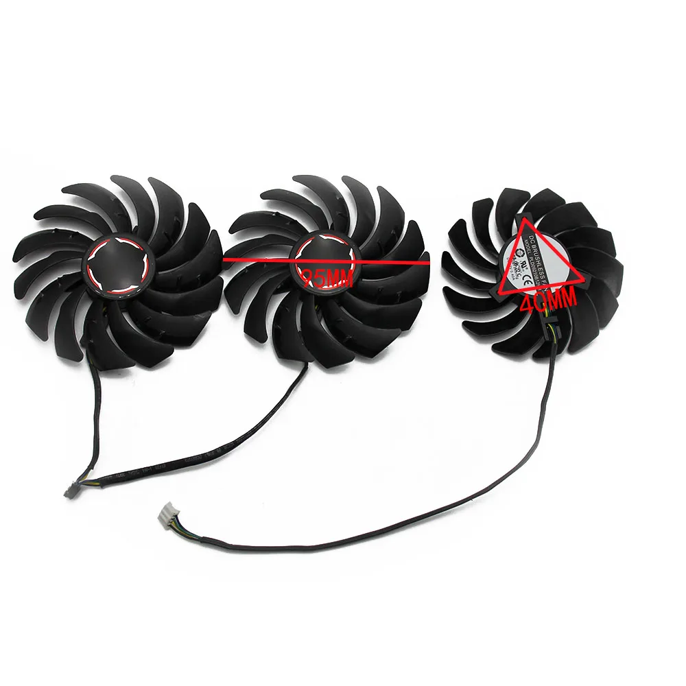 PLD09210B12HH PLD10010B12HH RTX2080 RTX2080Ti DC12V для MSI RTX 2070 2080 супер 2080Ti GAMING X TRIO Графика вентилятор видеокарты