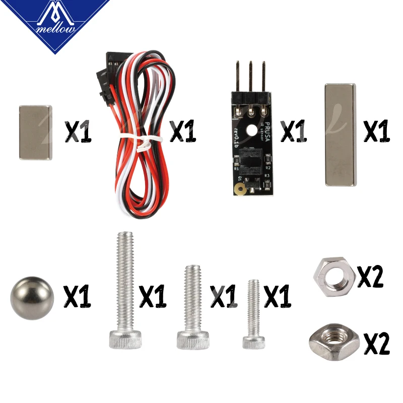 Mellow Prusa I3 Mk2.5/mk3 до Mk2.5s/mk3s датчик накаливания наборы обновления обнаружения застревания датчик накаливания для 3D-принтера запчасти