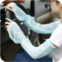 Летняя тонкая секция уличная вискоза длинная спортивная езда для вождения женские солнцезащитные манжеты 4119