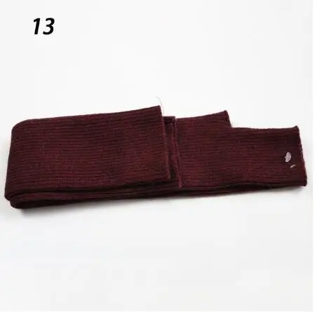 13Zao Red Sparsil, женские зимние и осенние вязаные длинные перчатки из смеси кашемира на Рождество, одноцветные модные теплые женские рукавицы C86 - Цвет: 13Zao Red
