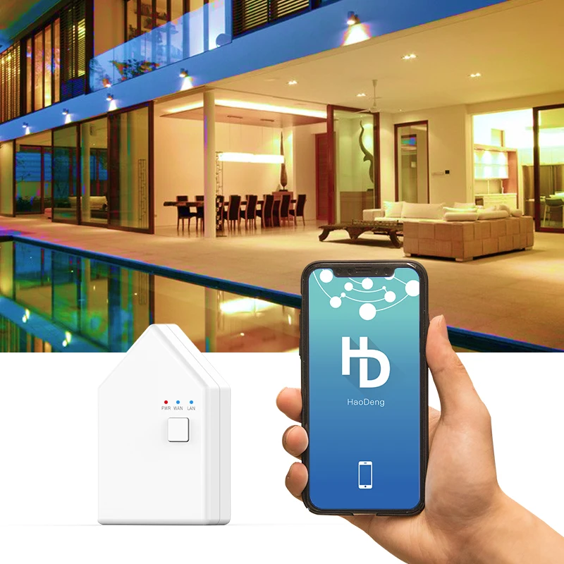 WAMID Smart Bridge HaoDeng APP беспроводной пульт дистанционного управления работает с Alexa Google