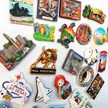 Magnetic Refrigerator Magnets Italy Switzerland Chile Austria Europe America Africa Tourist Attractions Souvenir Home Decoration
