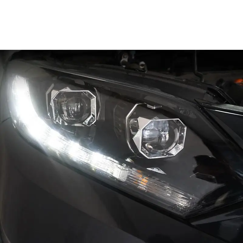 Drl Luces Para Авто Стайлинг Cob фары в сборе Светодиодные аксессуары Автомобильные фары 15 16 для Honda Vezel