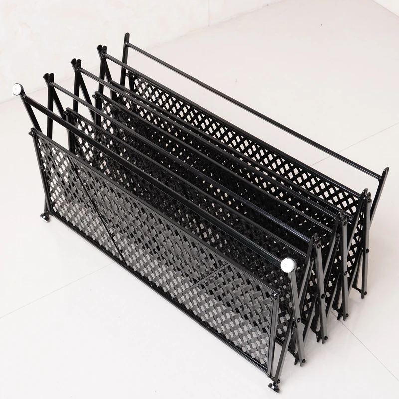 Железная Складная стойка для обуви креативная многоярусная Простая Современная