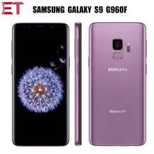 Мобильный телефон samsung Galaxy S9 G960F с глобальной версией, 4G, 4 Гб ОЗУ, 64 Гб ПЗУ, Exynos9810, 5,8 дюйма, 1440x2960 p, IP68, NFC, Android8.0, смартфон