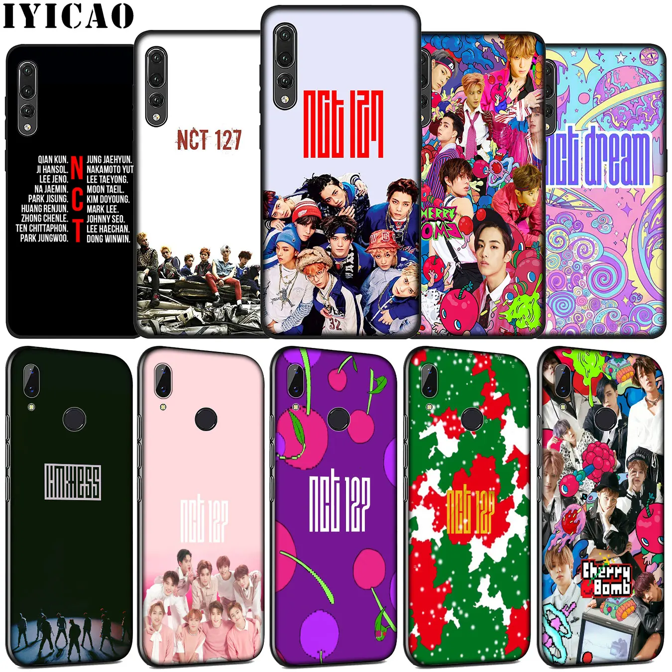 Мягкий силиконовый чехол IYICAO NCT 127 U DREAM для телефона Huawei P30 P20 Pro P10 P9 Lite Mini 2017 2016 P Smart Z