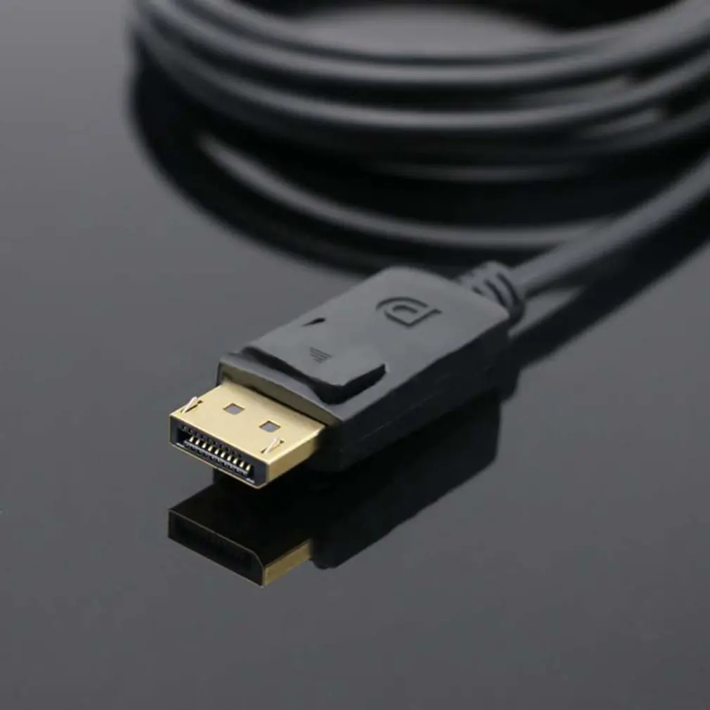 Супер длинный 1,8 метров Дисплей Порт DP штекер HDMI кабель адаптер конвертер кабель 4K ноутбук ПК HD ТВ конвертер