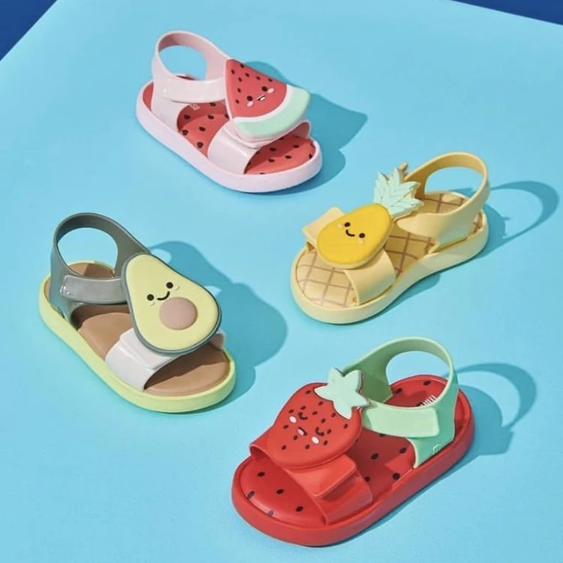 mini sandália melissa transparente para meninos sandália de melissa transparente para crianças translúcida para