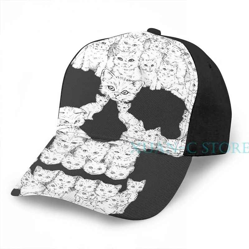 Skulls is for Pussies баскетбольная Кепка для мужчин и женщин модная черная шляпа унисекс с принтом