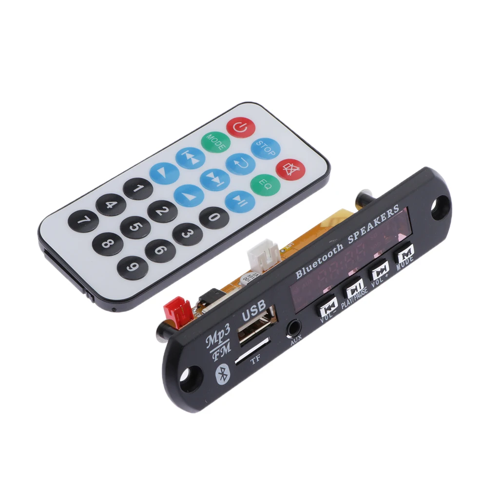 Led Display 12V  Mp3 Audio Decoder Board FM Radio Usb For Car