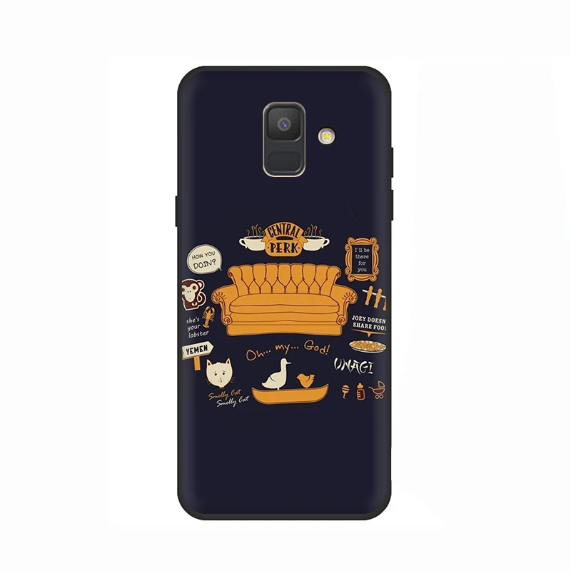 B8 EWAU Central Perk Coffee friends tv Silicone phone case for Samsung A3 A5 A6 Plus A7 A8 A9 A10s 20s 30s 40s 50s 60 70 J6 - Цвет: B8