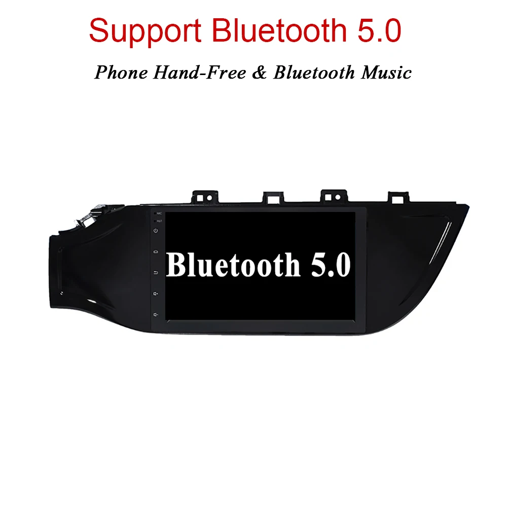 YAZH Android 9,0 Pie 9,0 ''ips экран Автомобильный мультимедийный gps для Kia RIO K2 With1024* 600 HD/SWC/OBD/Carplay/Mirror Link