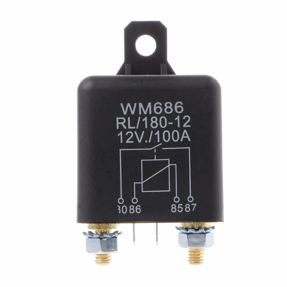 

DC 12V 100Amp Start Relay 4Pin Heavy Duty ON/OFF Switch Split Charge Relay For Auto Car