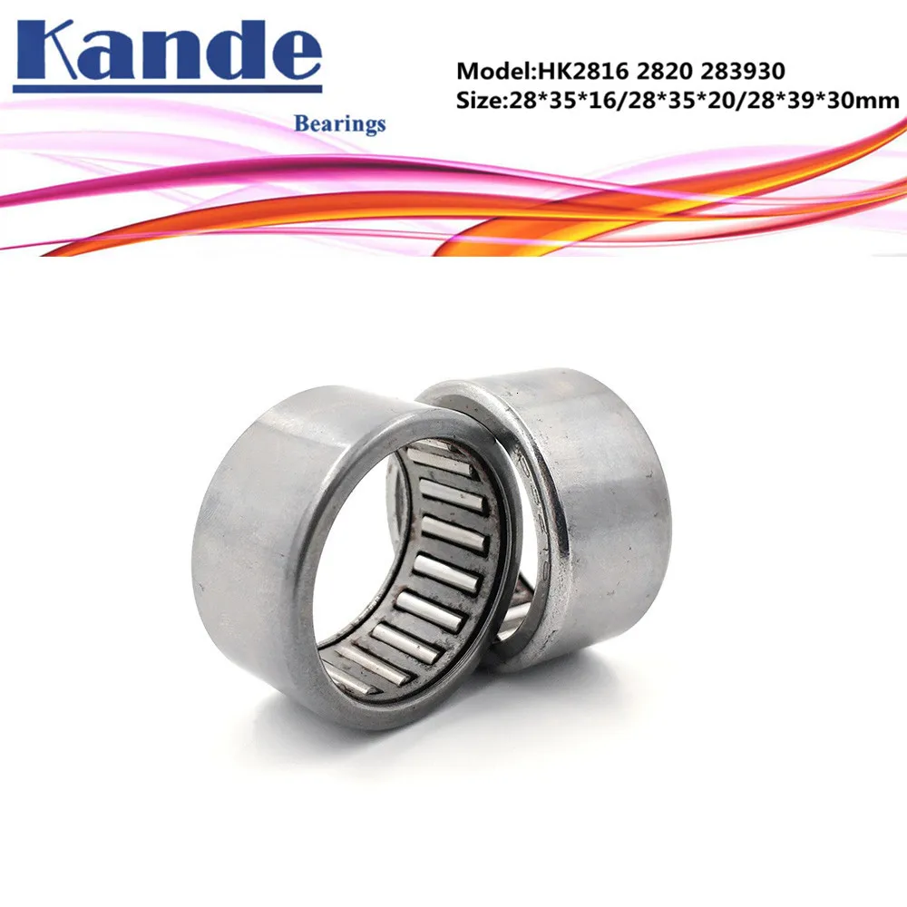 HK2816 HK2820 HK283930Needle подшипники игольчатый роликоподшипник плавающего 28x35x16 28x35x20 28x39x30