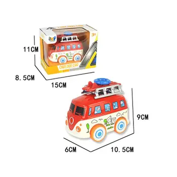 

1:43 Scale Mini Alloy Music School Bus Car Model LED Light Vehicles Kids Baby Toys Educational Gift Y4QA