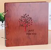s9 Новые diy самоклеющиеся черные карты фото скрапбук детские бумажные книги альбом фотоальбом 16 дюймов свадебные Большие винтажные деревянные - Цвет: s9