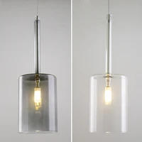 Modern Glass Pendant Lights Minimalist Dining Room Bar 4