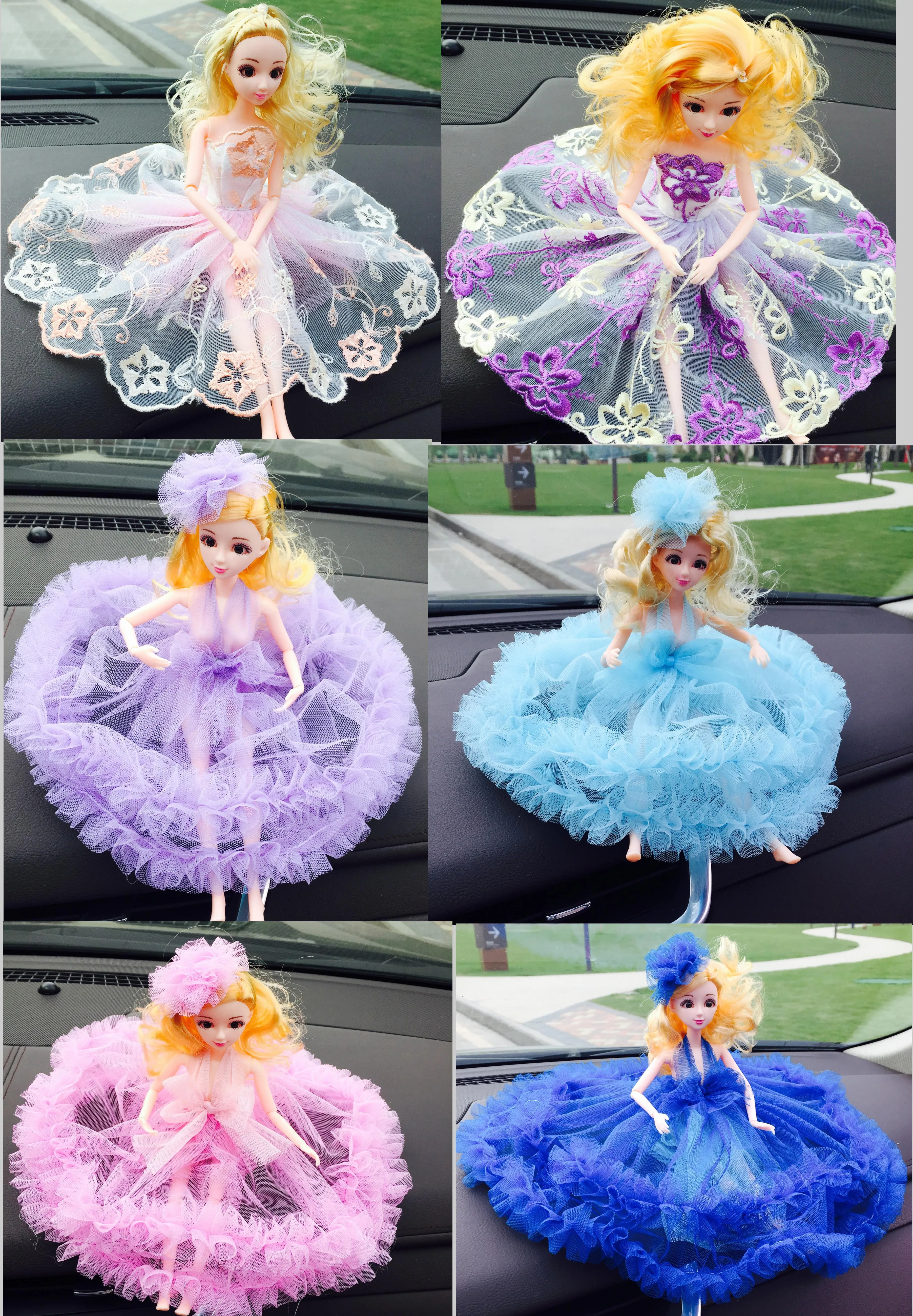 New car carrying accessories enamel doll Wedding Doll 30cm12 joint enamel doll wholesale