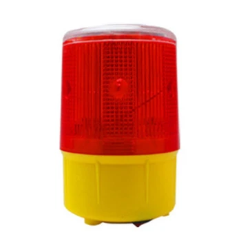 

Solar LED Alarm Light Strobe Traffic Warning Light Auto Flashing Construction Safety Flash Light