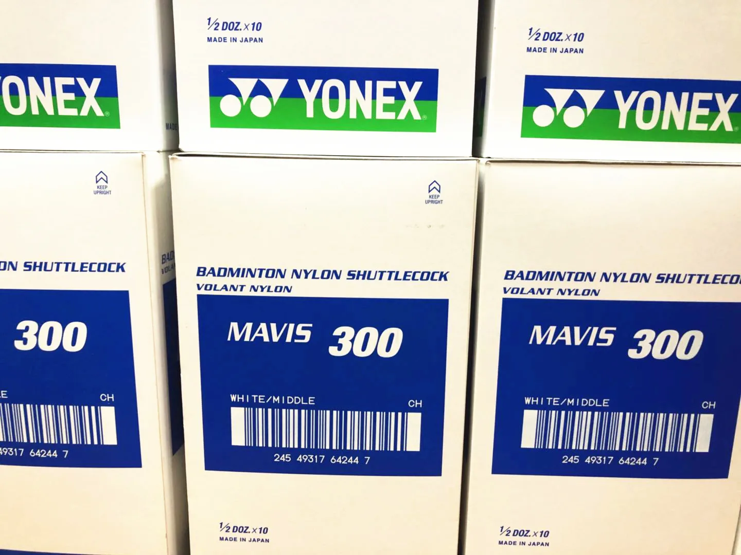 Импортируется из Японии Yonex YONEX Волан 6 шт. пластик YY нейлоновый шар прочный M300