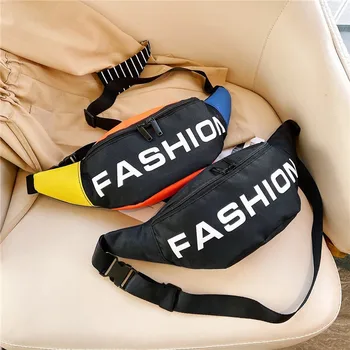 

Unisex Fashion Print Double Zipper Bags Fanny Pack Nylon Crossbody Bag For Women And Men Waist Belt Bum Bag Sac Femme Bolsa #C3