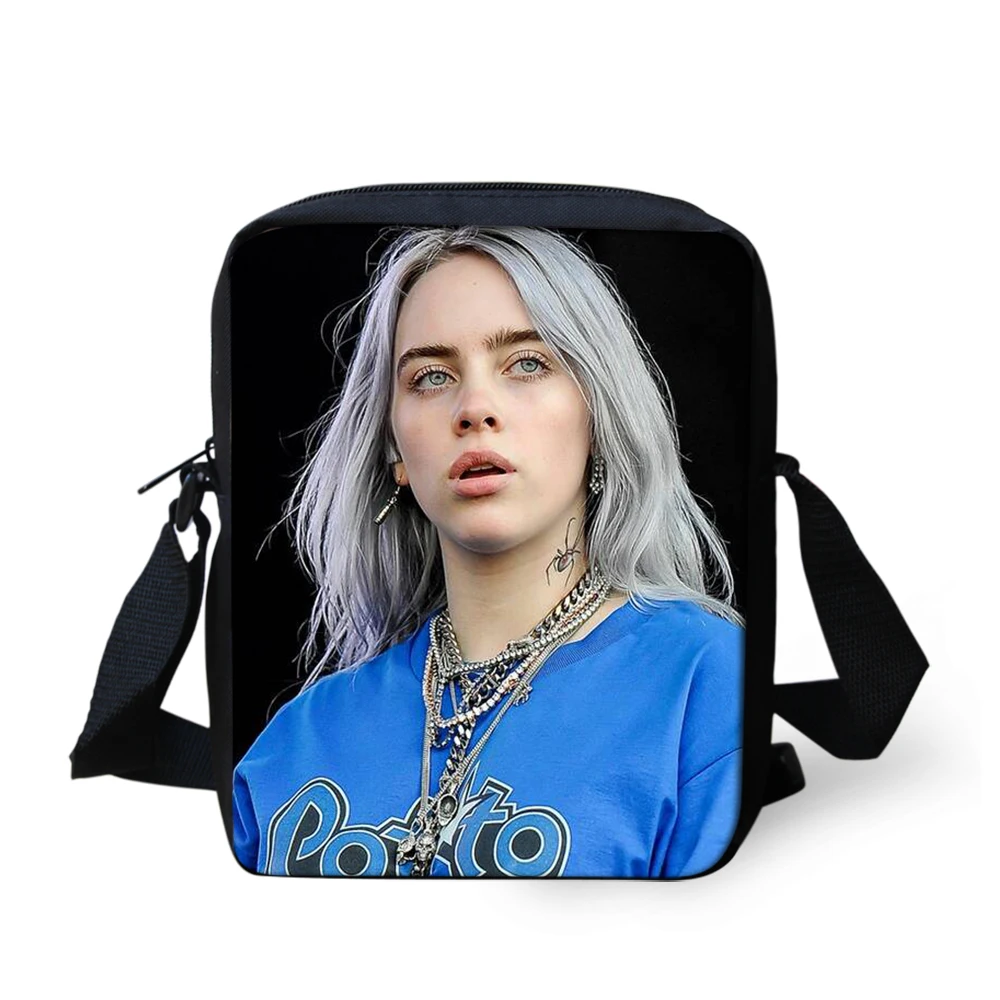 Billie Eilish печати школьная сумка для подростков, крутая модная одежда для девочек 3 шт./компл. детские штаны для мальчиков и девочек, школьные ранцы, школьные рюкзаки Повседневное Mochila - Цвет: CDGX2049E