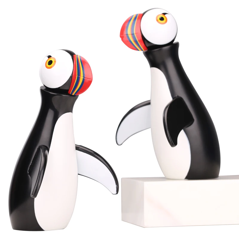 Скандинавские декоративные Puffin ручной работы деревянная фигурка спальня