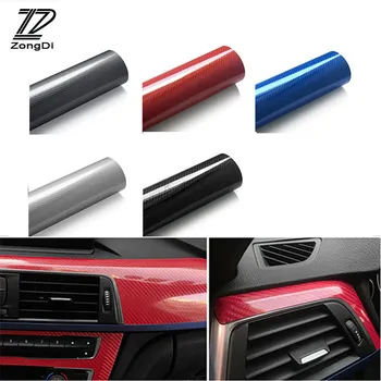 

5D Carbon Fiber Vinyl Wrap Film Car Stickers for Skoda Octavia 2 3 A7 A5 Rapid Fabia Kodiaq Mazda 3 6 CX5 Nissan Qashqai J11 J10