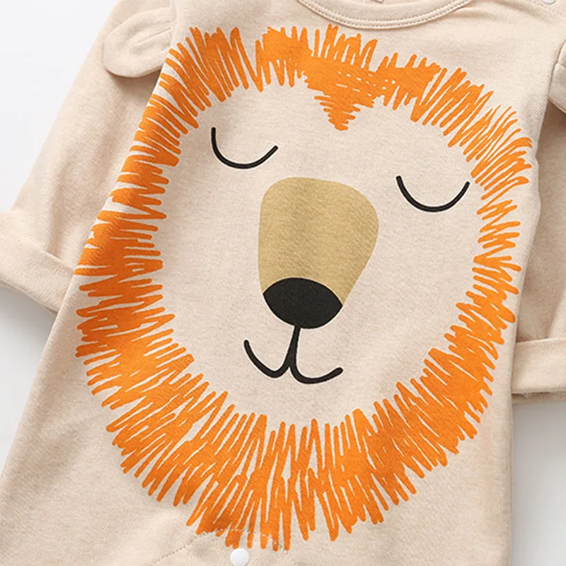 Brand New Cartoon Baby Boys Rompers Kids Long Sleeve Clothing Baby Girls Cotton Jumpsuit Newborn Rompers 0-24M Baby Clothes