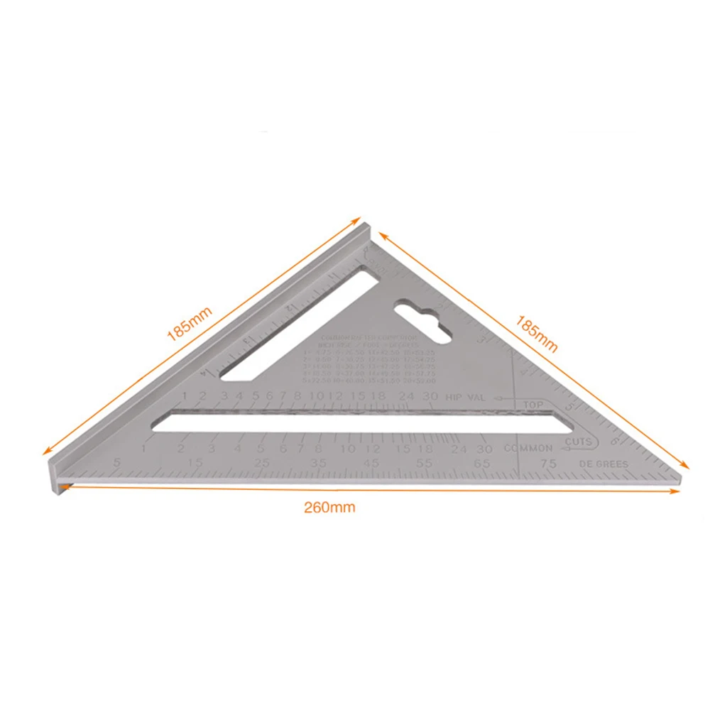 Треугольная линейка из алюминиевого сплава 7 &quot транспортир скорости для
